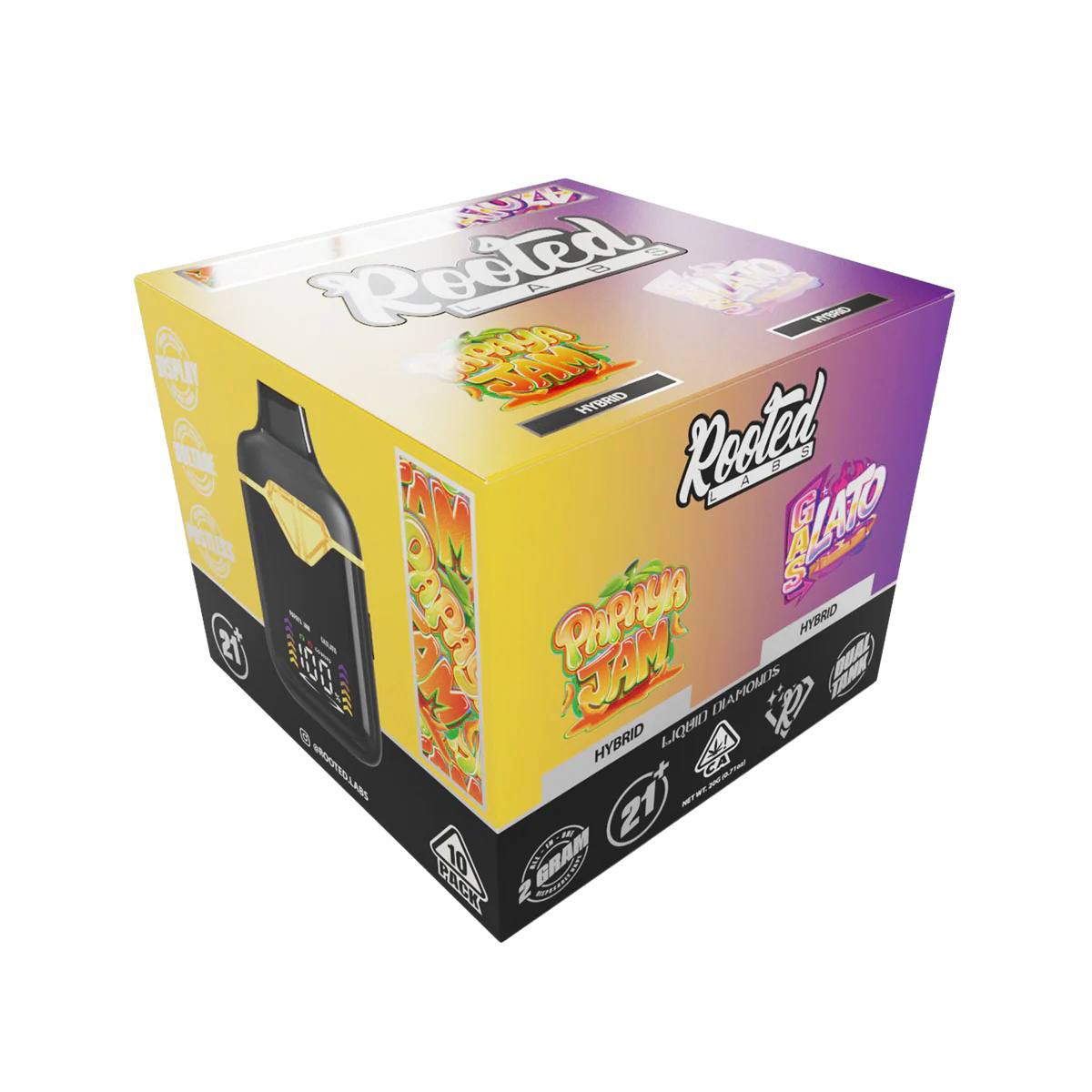 Rooted Labs Papaya Jam X Gaslato 2G Disposable - Image 4